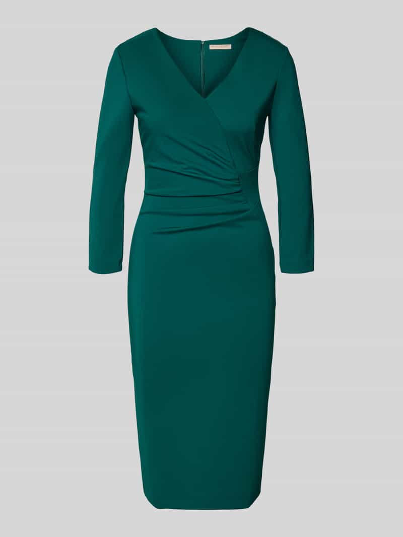 RINASCIMENTO Knielange cocktailjurk met V-hals