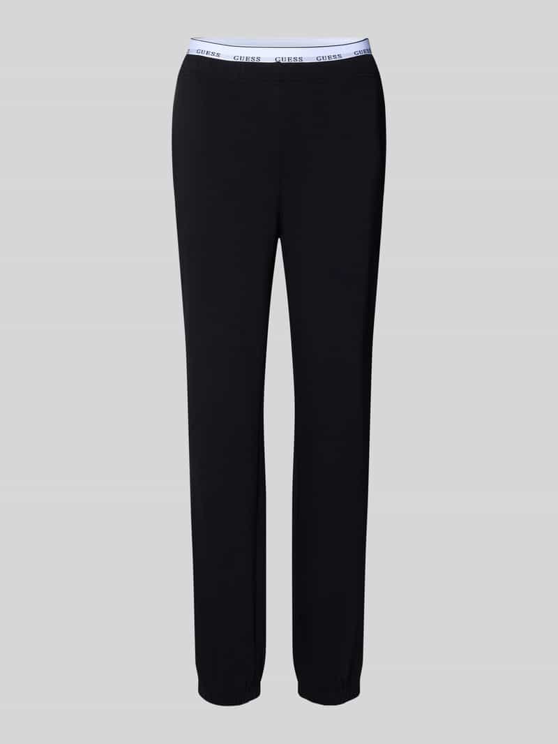 Guess Regular fit sweatpants met label in band model 'SOFIA'