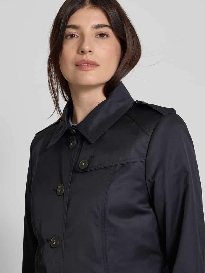 Fuchs Schmitt Trenchcoat met strookzakken
