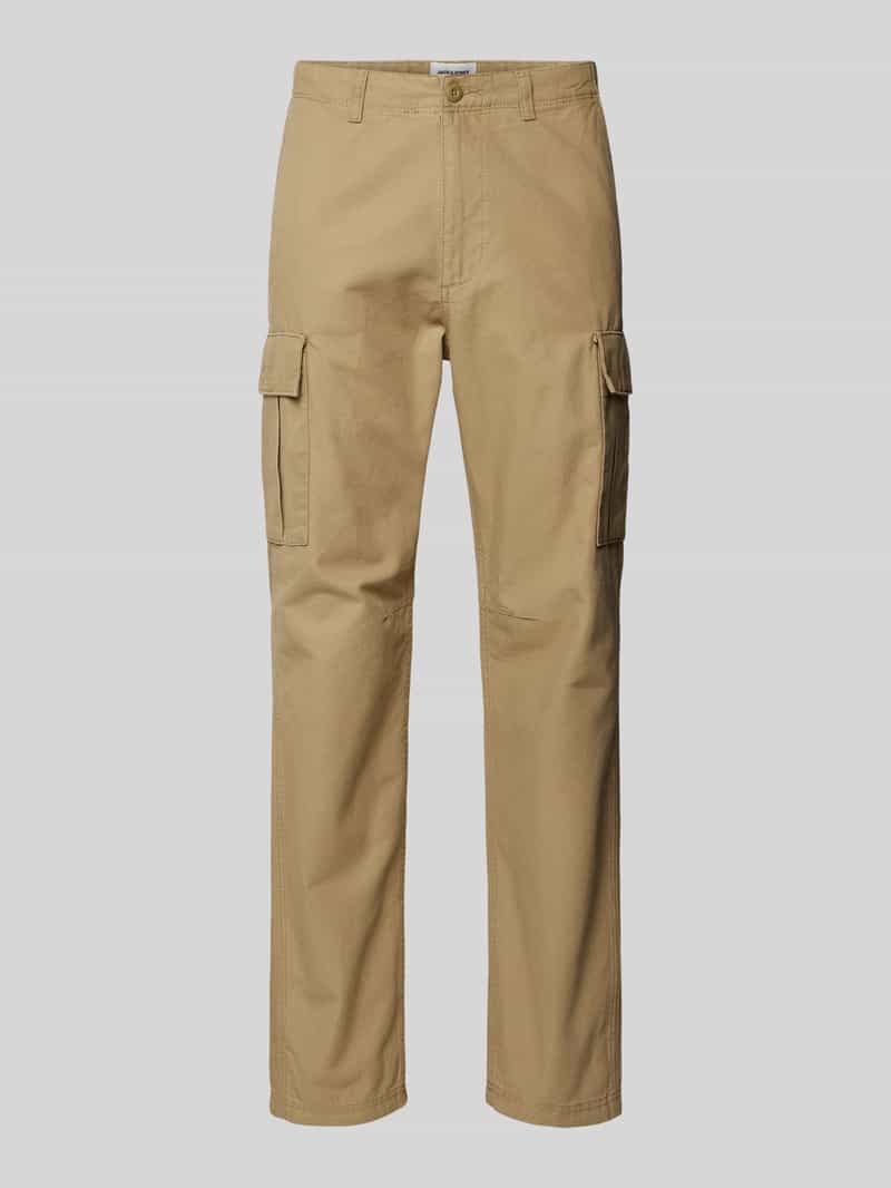 jack & jones Straight leg cargobroek met steekzakken model 'BARKLEY'