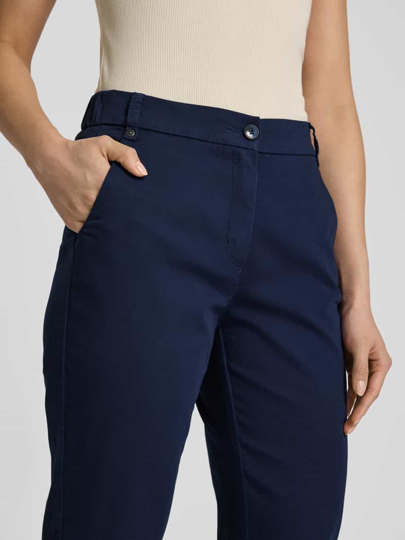 TONI Regular fit chino met verkort model 'Sue'