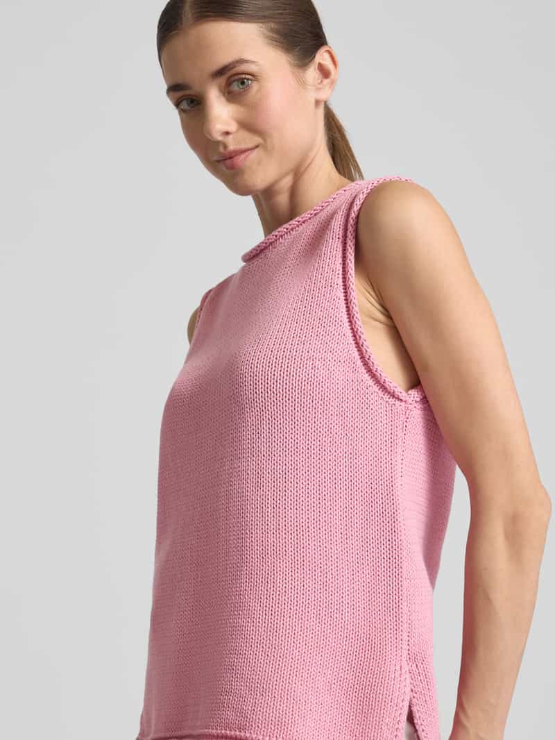 MOS MOSH Gebreide top met ronde hals model 'AUBIN'