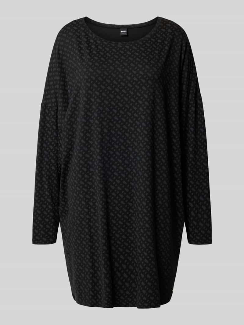 Boss Relaxed fit nachthemd van lyocellmix