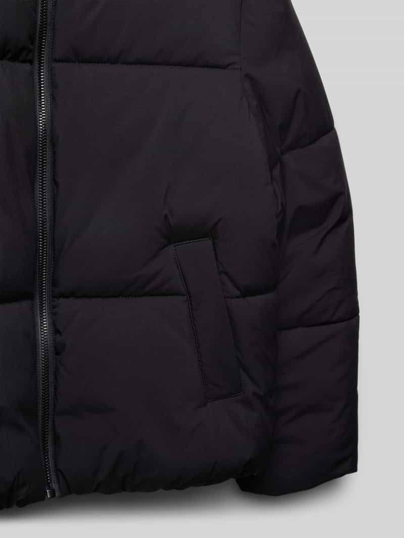 Tom Tailor Regular fit gewatteerd jack met opstaande kraag en mat oppervlak