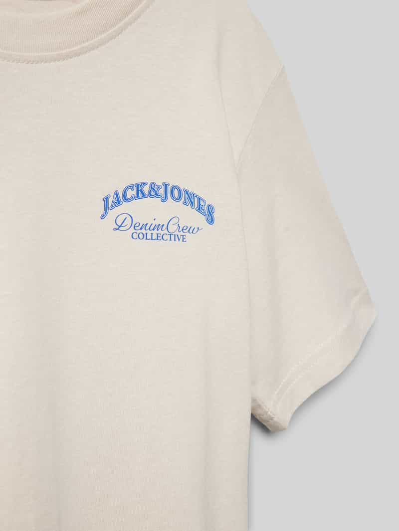 jack & jones T-shirt met labelprint
