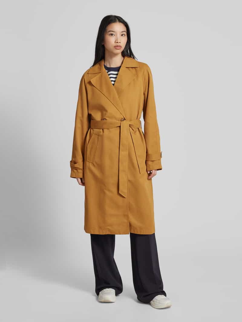 Trenchcoat met strikceintuur, model 'LOU' Vero Moda Outdoor