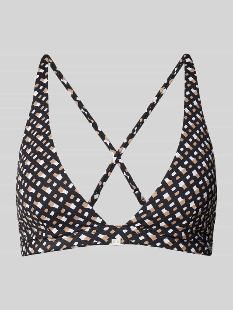 Boss Bikinitop met haakjessluiting model 'MONOGRAM'