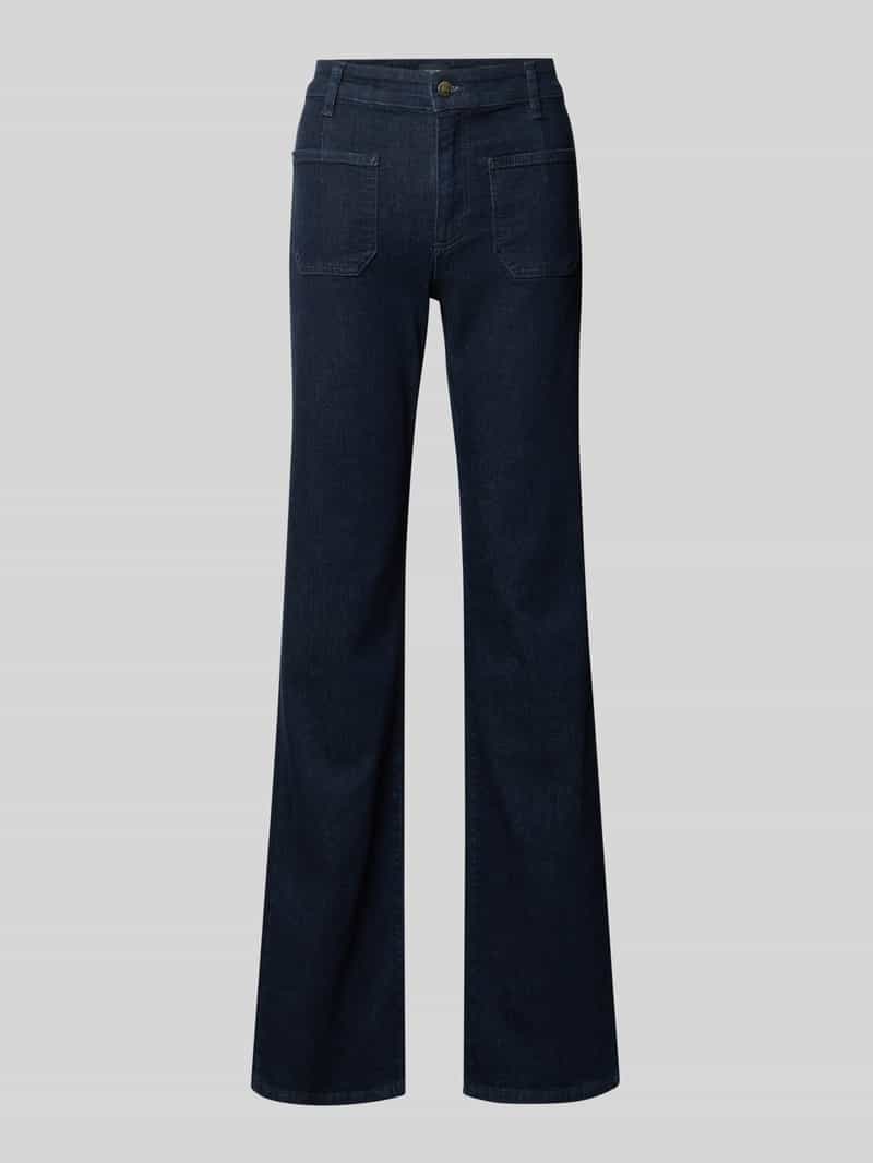 Joop! Flared jeans met opgestikte zakken model 'Elea'