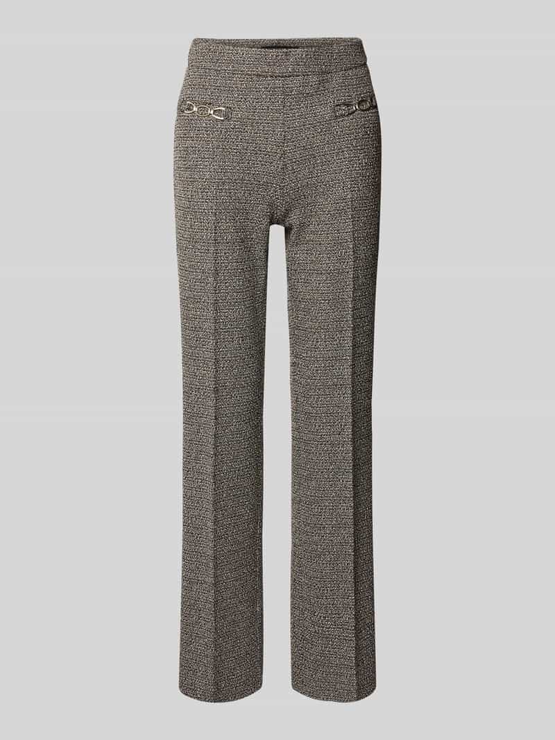STEHMANN Broek met persplooien model 'Editta'