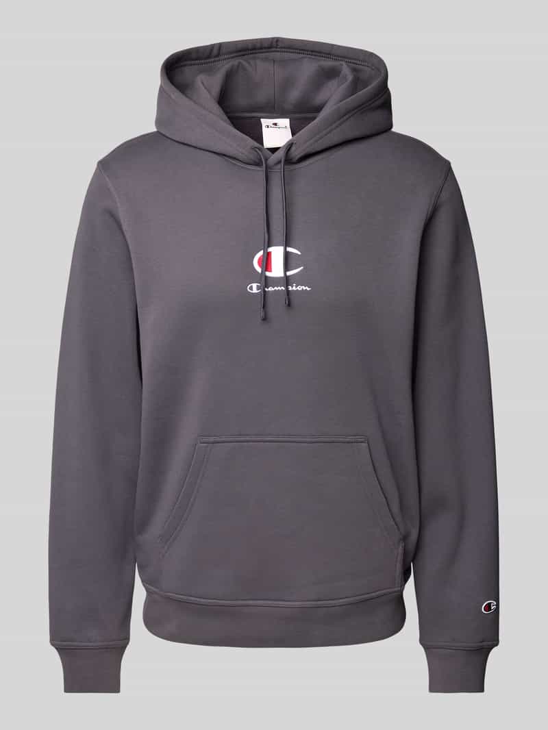 Champion Hoodie met labelstitching