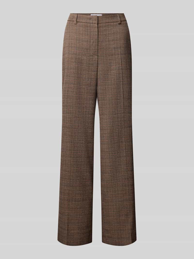 RAFFAELLO ROSSI straight fit chino met all-over motief model 'MILARA'