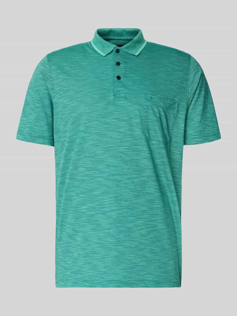 RAGMAN Regular fit poloshirt met borstzak