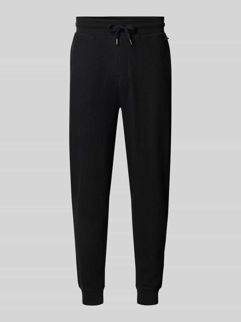 Boss Relaxed fit sweatpants van katoenmix