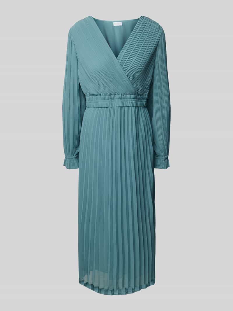 Jake*s Collection Midi-jurk met plissévouwen