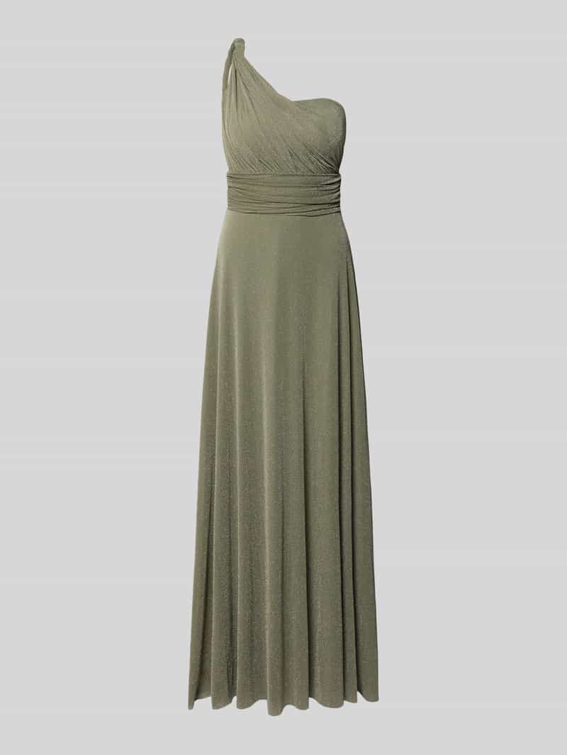 TROYDEN COLLECTION Avondjurk met one shoulder-band en tailleband