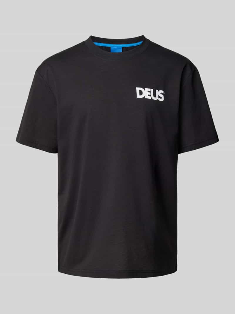 DEUS EX MACHINA T-shirt met labelprint