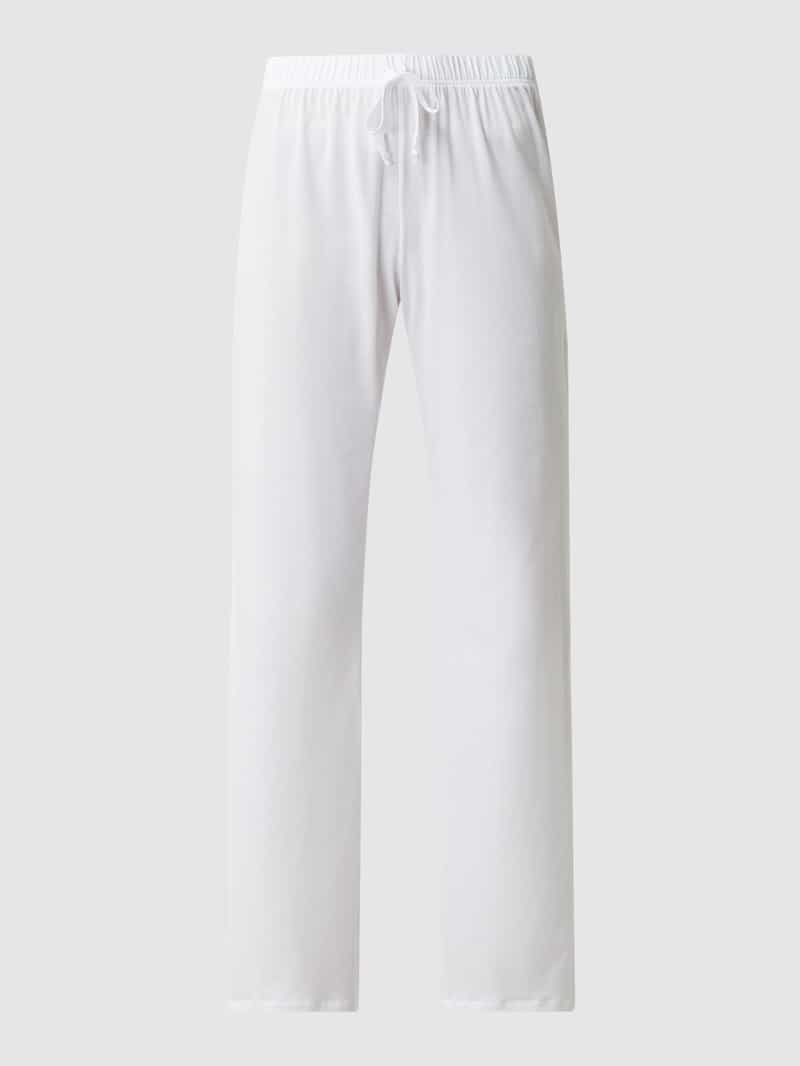 Hanro Damen Schlupfhose Aus Merzerisierter Baumwolle Modell 'Cotton Deluxe' In Weiss Größe Mittel