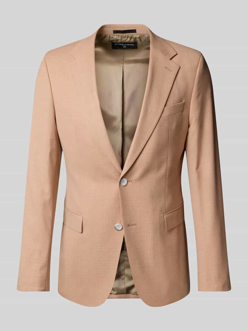Strellson Slim fit colbert met paspelzak op de borst model 'Alzer'