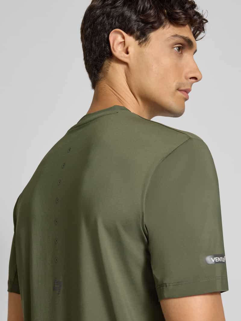 EA7 Emporio Armani T-shirt met labeldetail