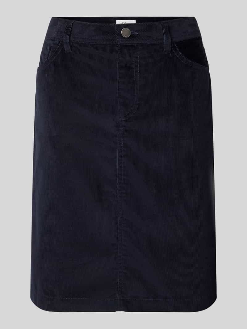 s.Oliver RED LABEL Uitlopende minirok in ribcordlook