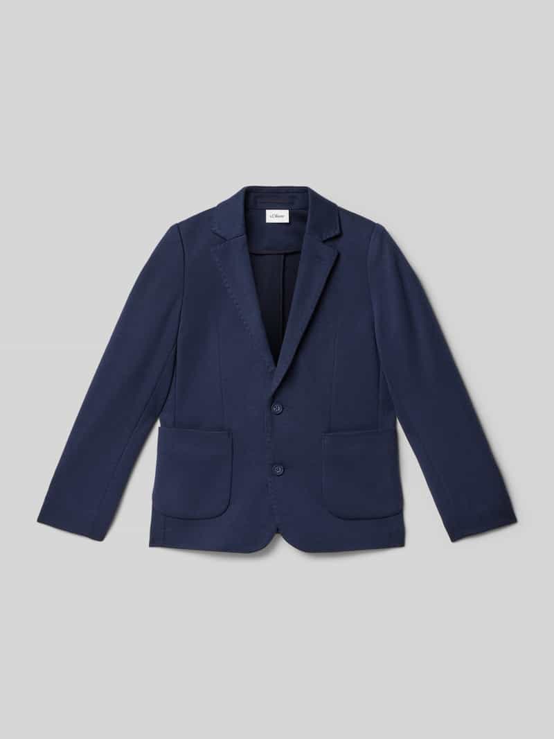 s.Oliver RED LABEL Regular fit colbert met reverskraag