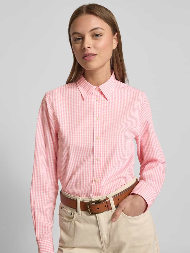 Gant Regular fit overhemdblouse met labelstitching