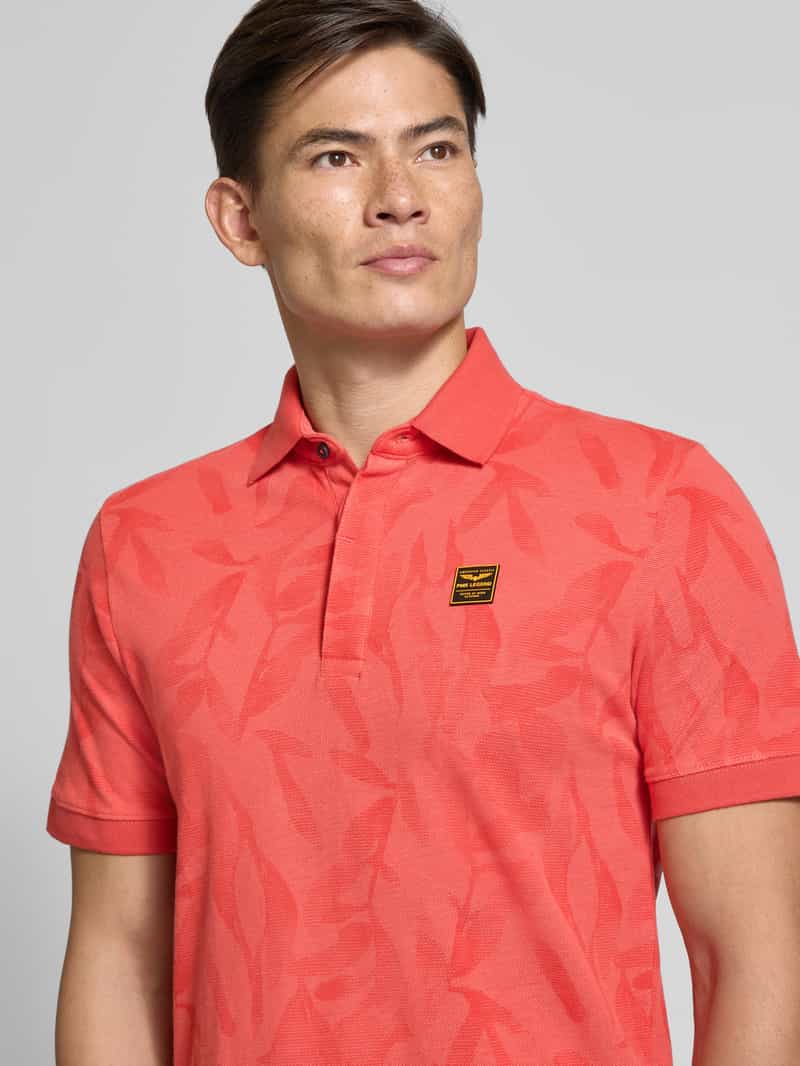 PME Legend Poloshirt met labeldetail