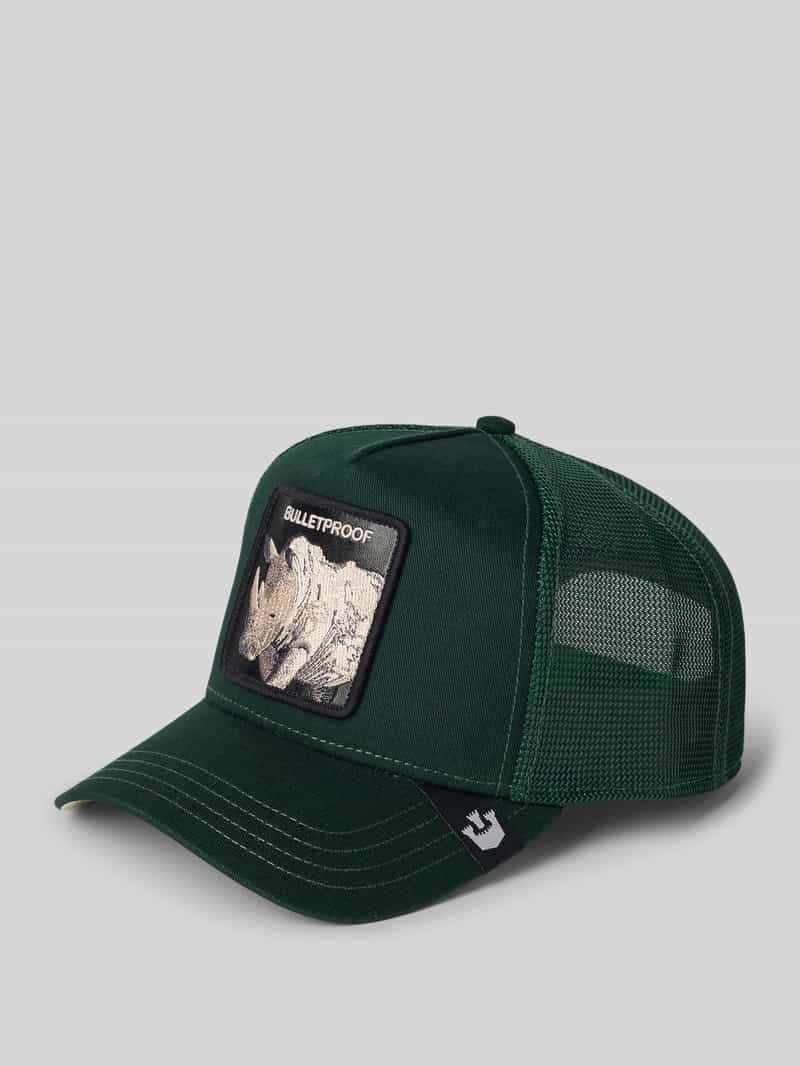 GOORIN BROS. Trucker-pet met motiefpatch model 'The Bulletproof Rhino'