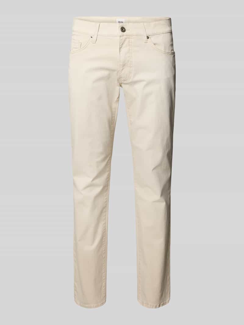 BRAX Straight fit jeans met contrastnaden model 'Chuck'