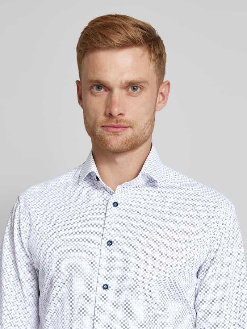 Olymp Modern fit zakelijk overhemd met kentkraag