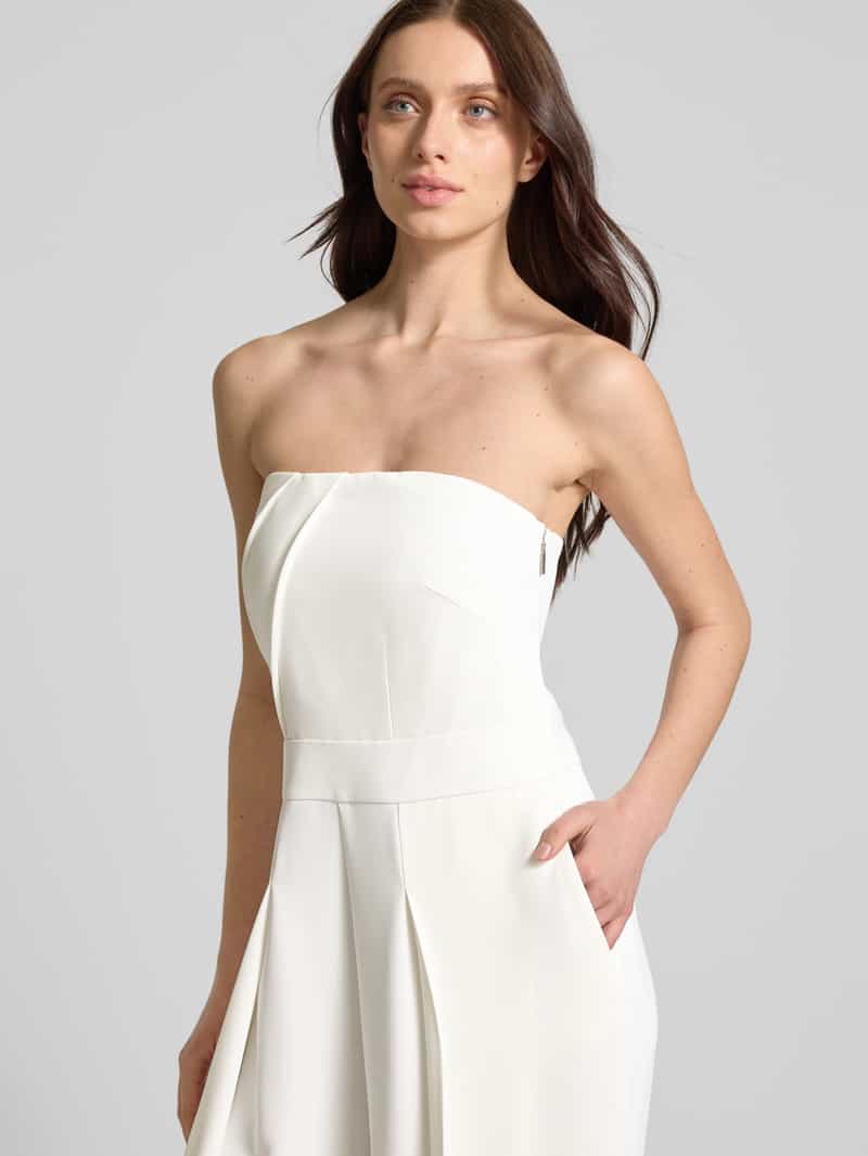 comma Jumpsuit in off shoulder-look met plooien