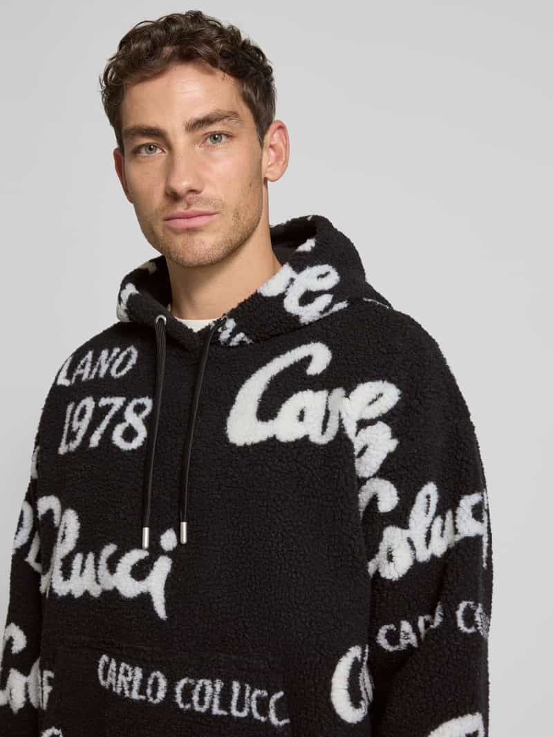 carlo colucci Oversized hoodie met kangoeroezak