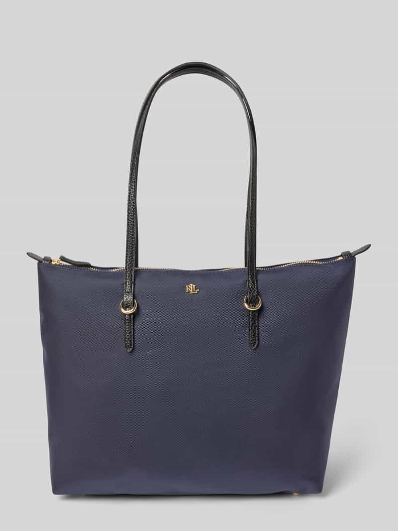 Lauren Ralph Lauren Tote bag met labelapplicatie model 'KEATON'