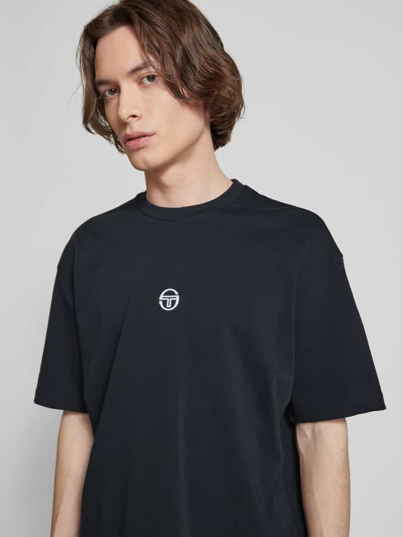 Sergio Tacchini T-shirt met labelstitching model 'SIMBA'