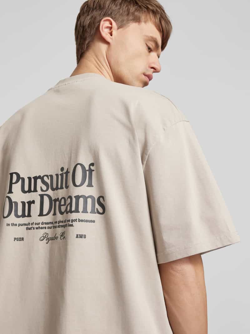 Pegador Oversized T-shirt met labelprint model 'BROOKE'