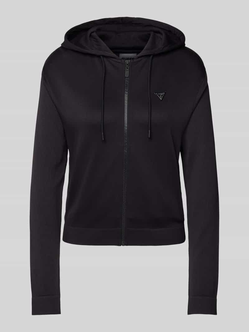 Guess Activewear Sweatjack met labelapplicatie model 'MARTINA'