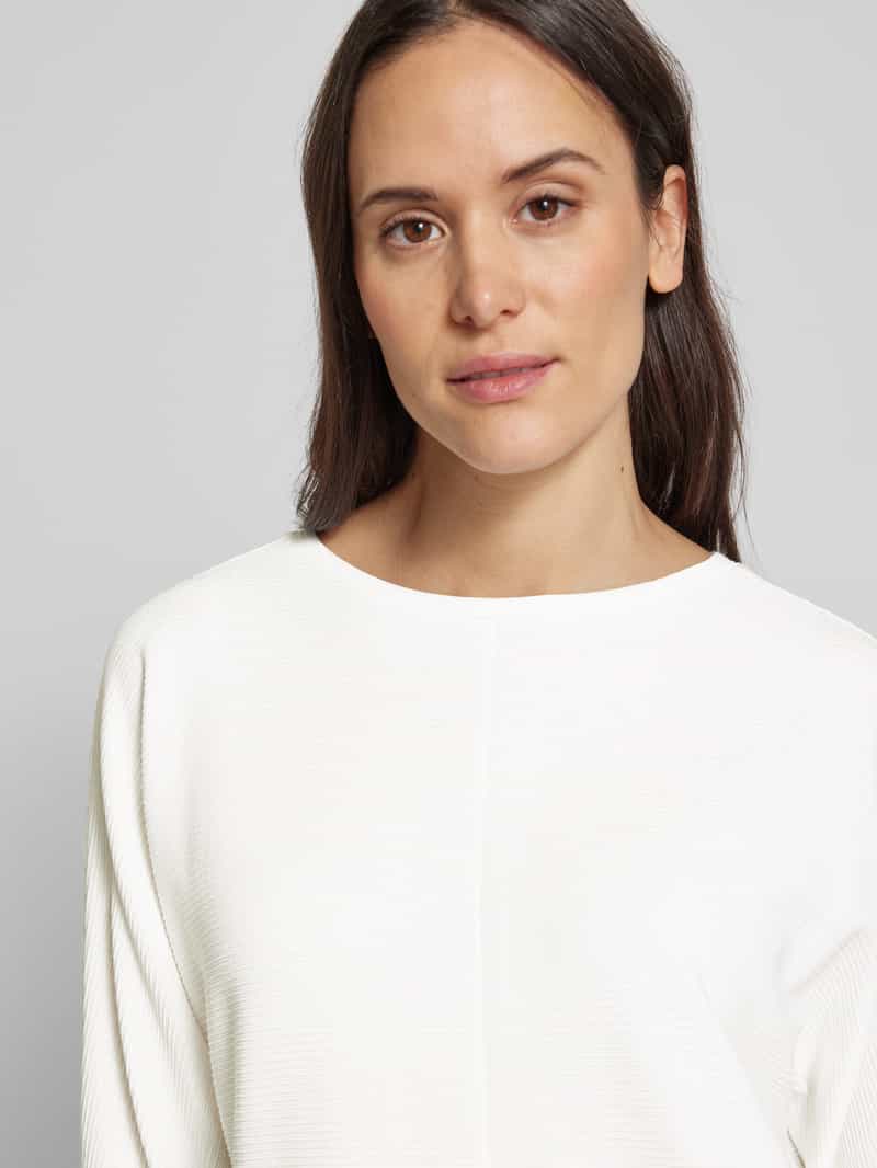 Opus Sweatshirt met structuurmotief model 'Sinni'