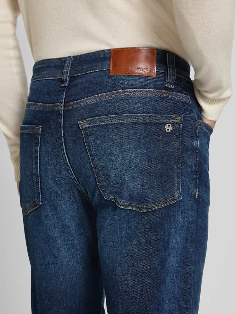 Boss Orange Slim fit jeans van katoenmix model 'ONYX'