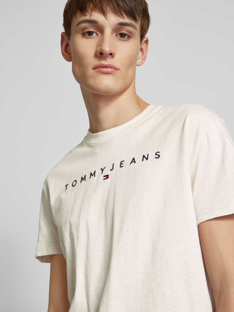 Tommy Jeans T-shirt met labelprint