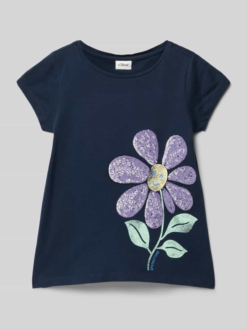 s.Oliver RED LABEL Regular fit T-shirt van puur katoen