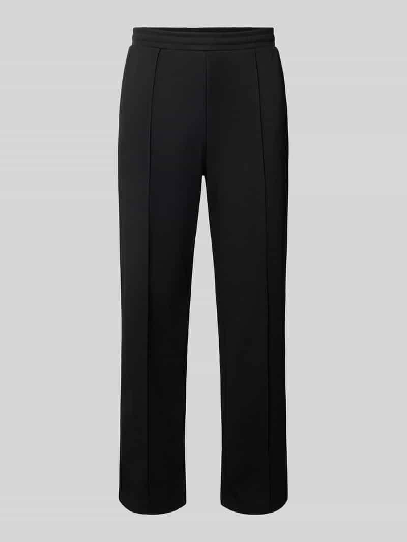 straight fit sweatpants met elastische band