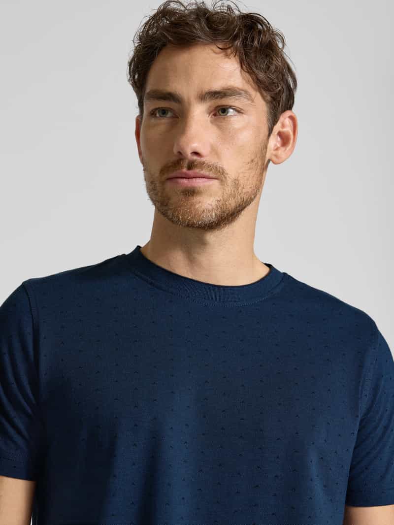 Lerros T-shirt met ronde hals