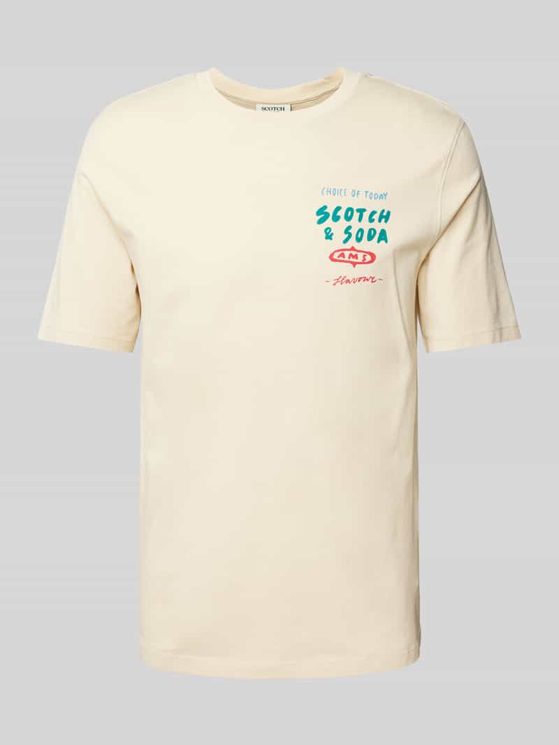Scotch & Soda T-shirt met labeldetail