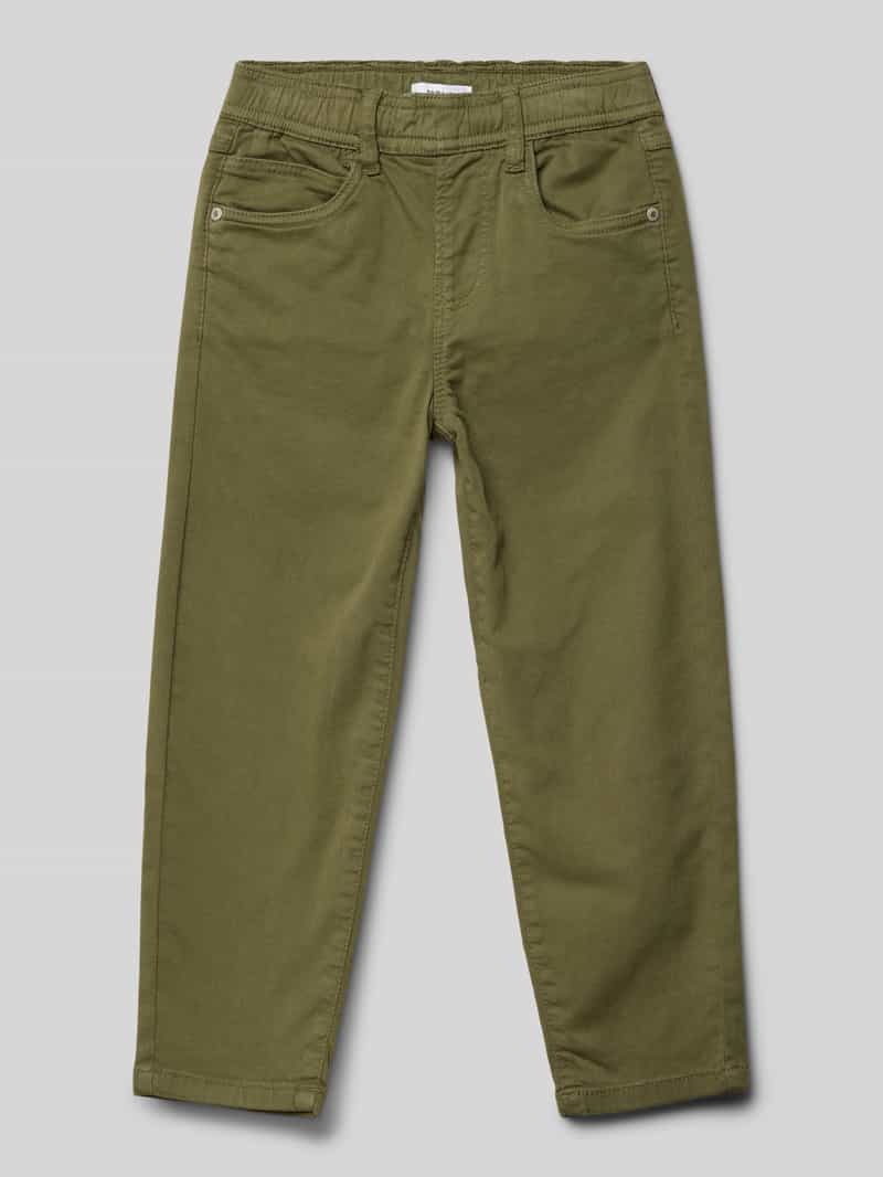 name it Tapered fit broek in 5-pocketmodel model 'SILAS'
