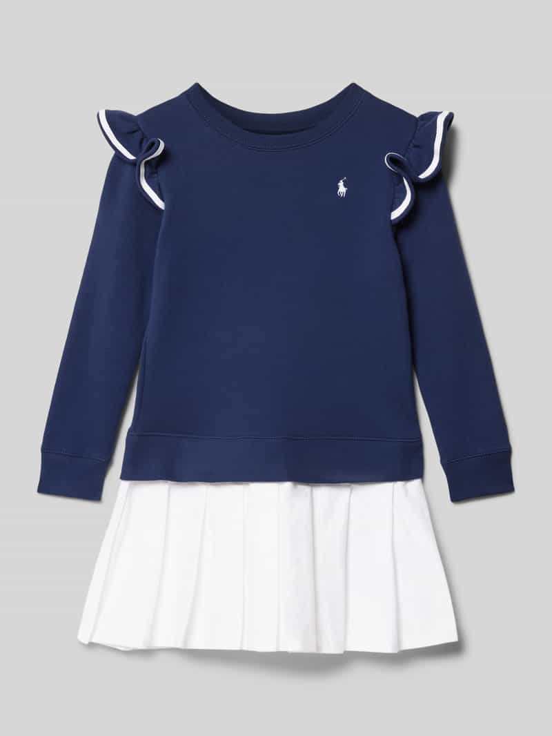 Polo Ralph Lauren Teens Jurk van puur katoen met ruches