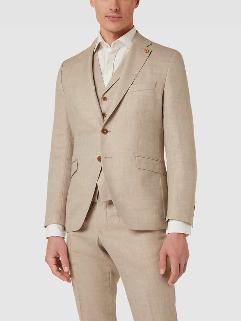 -knoops colbert met all-over motief Wilvorst