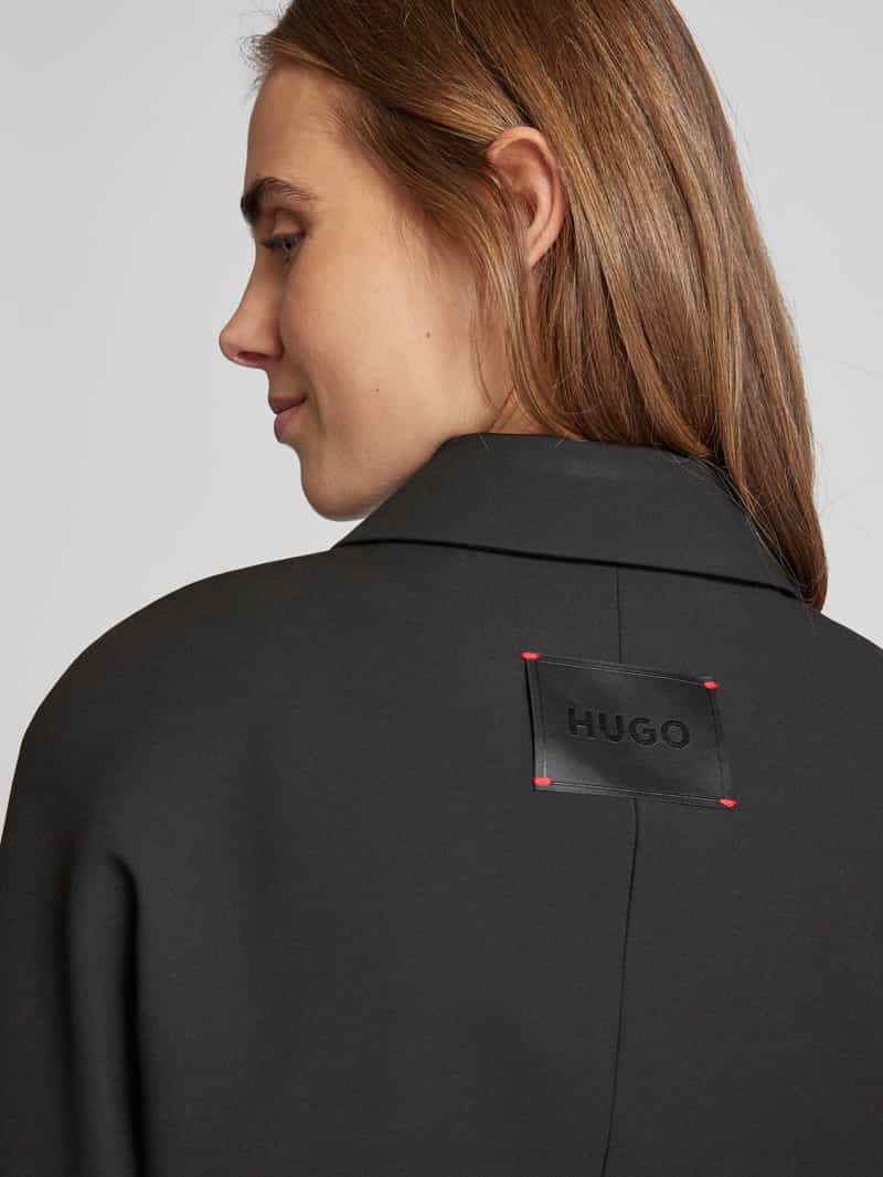 HUGO Blazer met gestileerde paspelzakken op de borst model 'Anero'