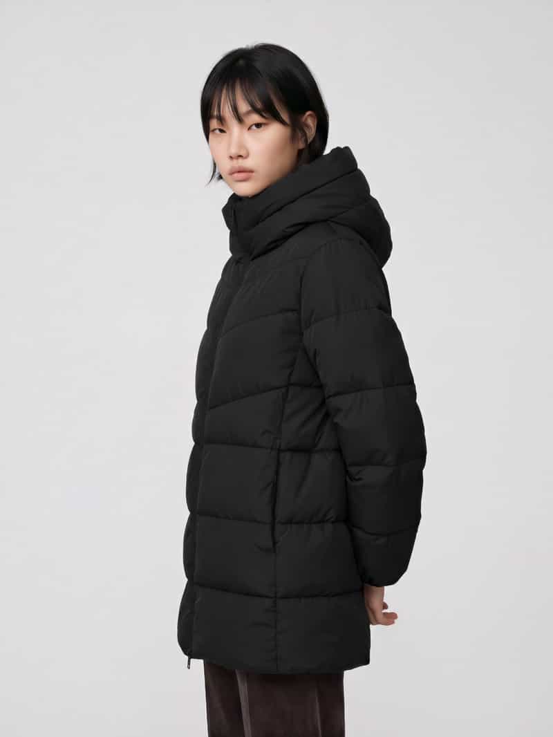 Jake*s Casual Regular fit buffer coat met capuchon