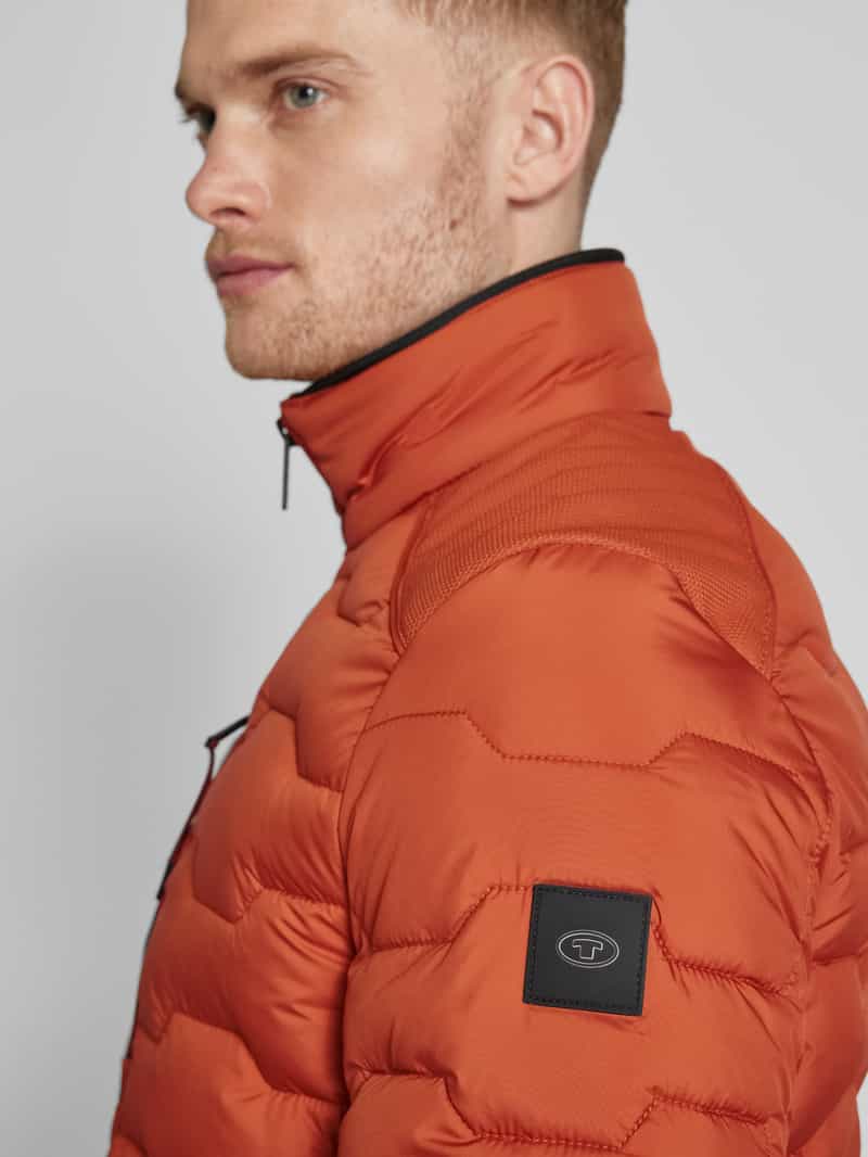 Tom Tailor Regular fit gewatteerd jack met opstaande kraag