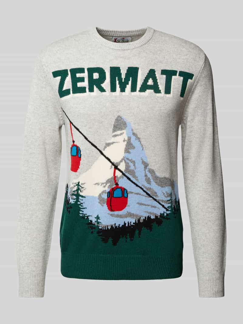 MC2 Saint Barth Gebreide pullover van wolmix, model 'ZERMATT'